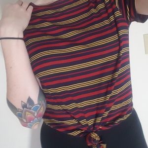 Petit Gateau Striped Tee Shirt